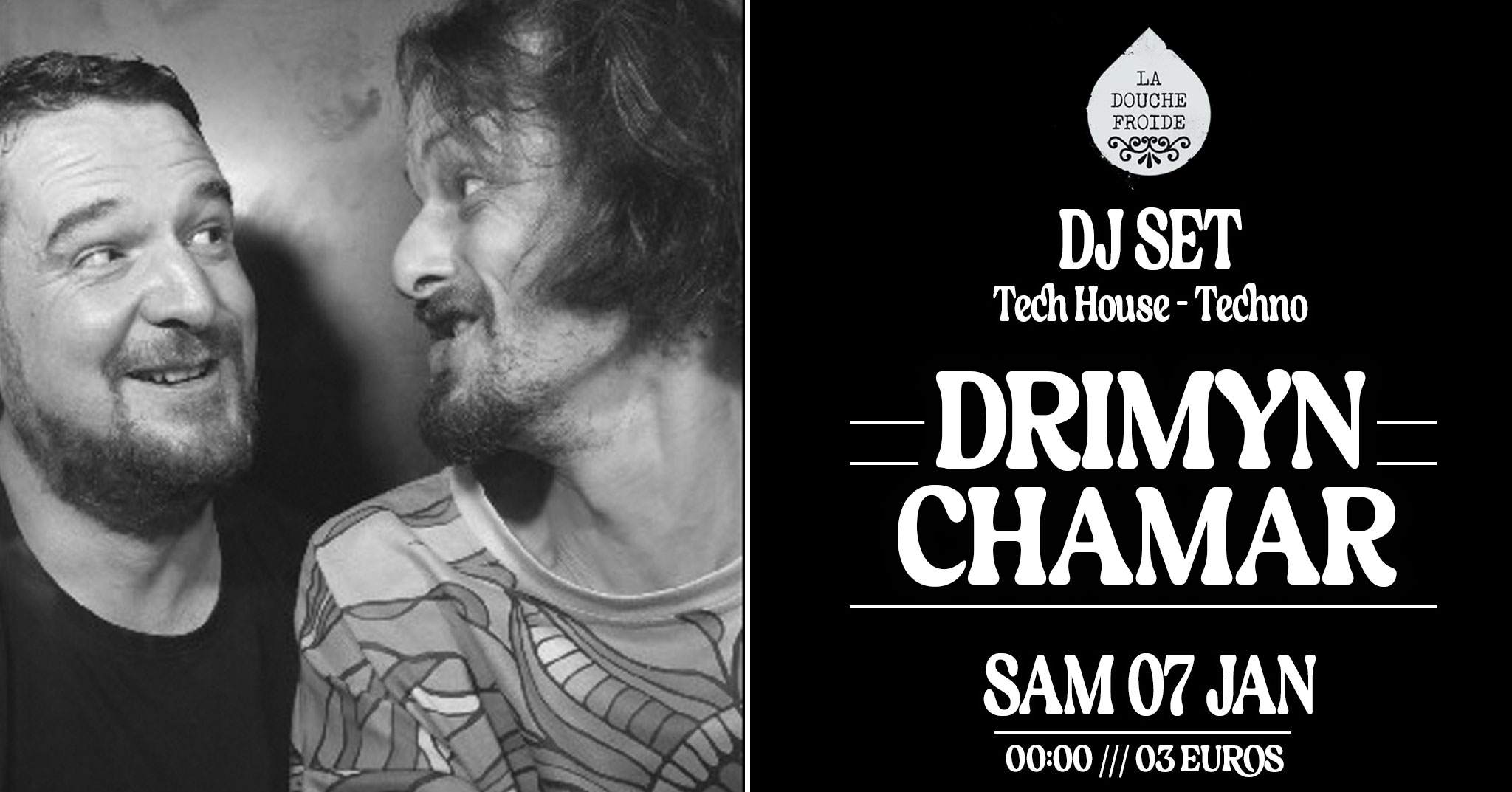 Drimyn & CHAMAR (DJ Set - Tech House - Techno) - Página frontal