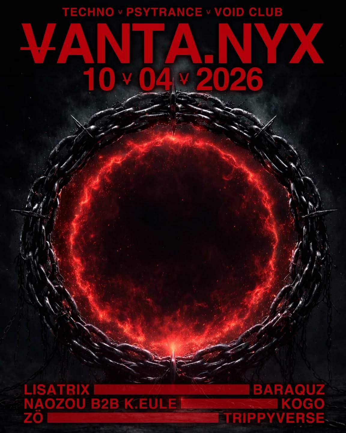 VOID x VANTA.NYX V with ZÖ, Lisatrix, Naozou b2b KEULE, Kogo, Baraquz ...