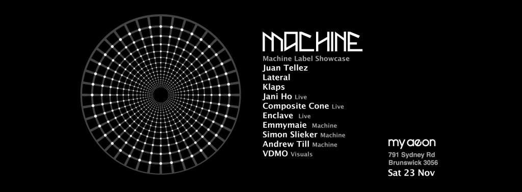 Machine Label Showcase: 23rd November - フライヤー表