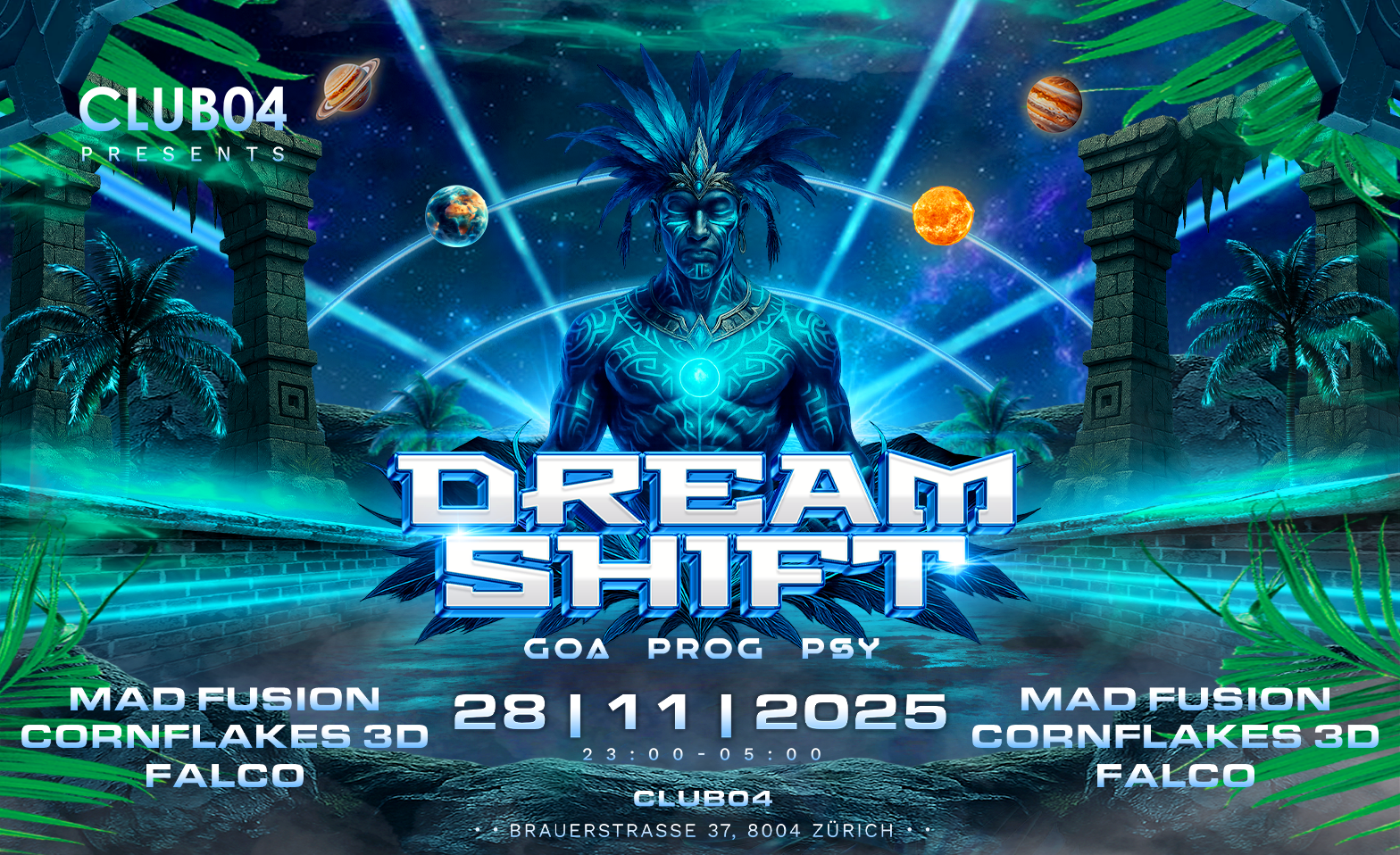 DREAMSHIFT at Club 04, Zurich