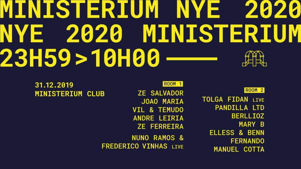 Ministerium NYE 2020 - Página frontal