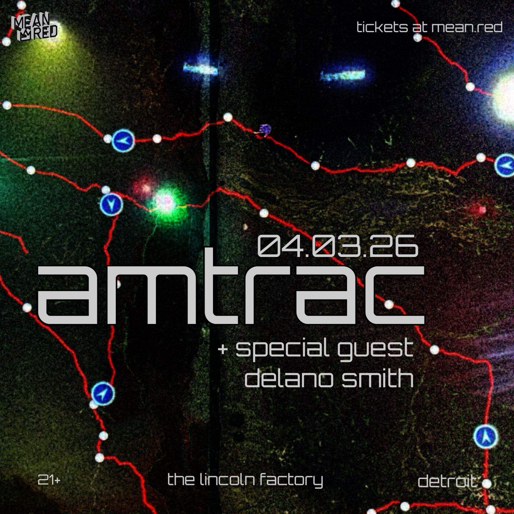 tickets at the door** Amtrac wsg Delano Smith at Marble Bar, Detroit