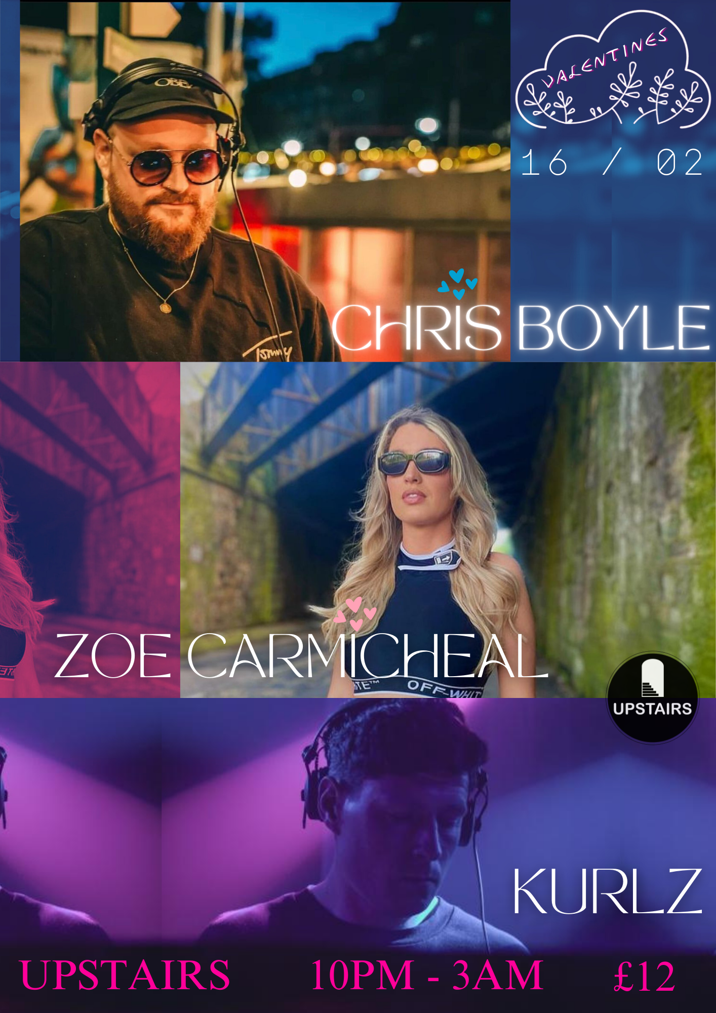 Cloud Nine Valentines with Chris Boyle + Zoe Carmicheal - Página frontal