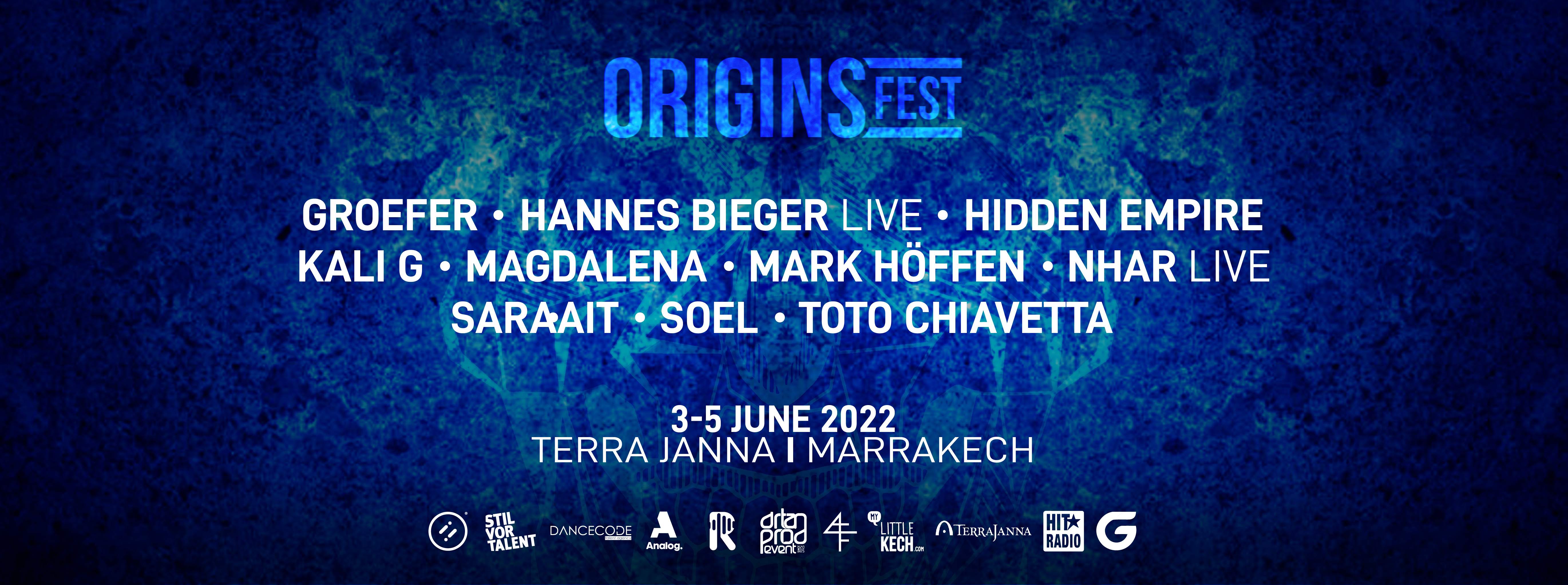 Origins Festival 2022 - フライヤー表
