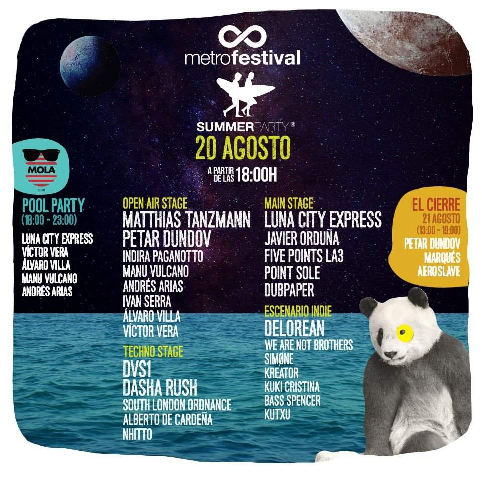 Metro Festival - Summer Party - Página frontal