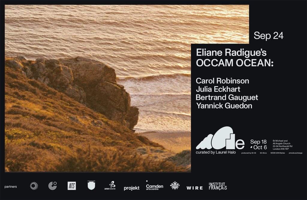 MODE 2019: Éliane Radigue's Occam Ocean - Página frontal