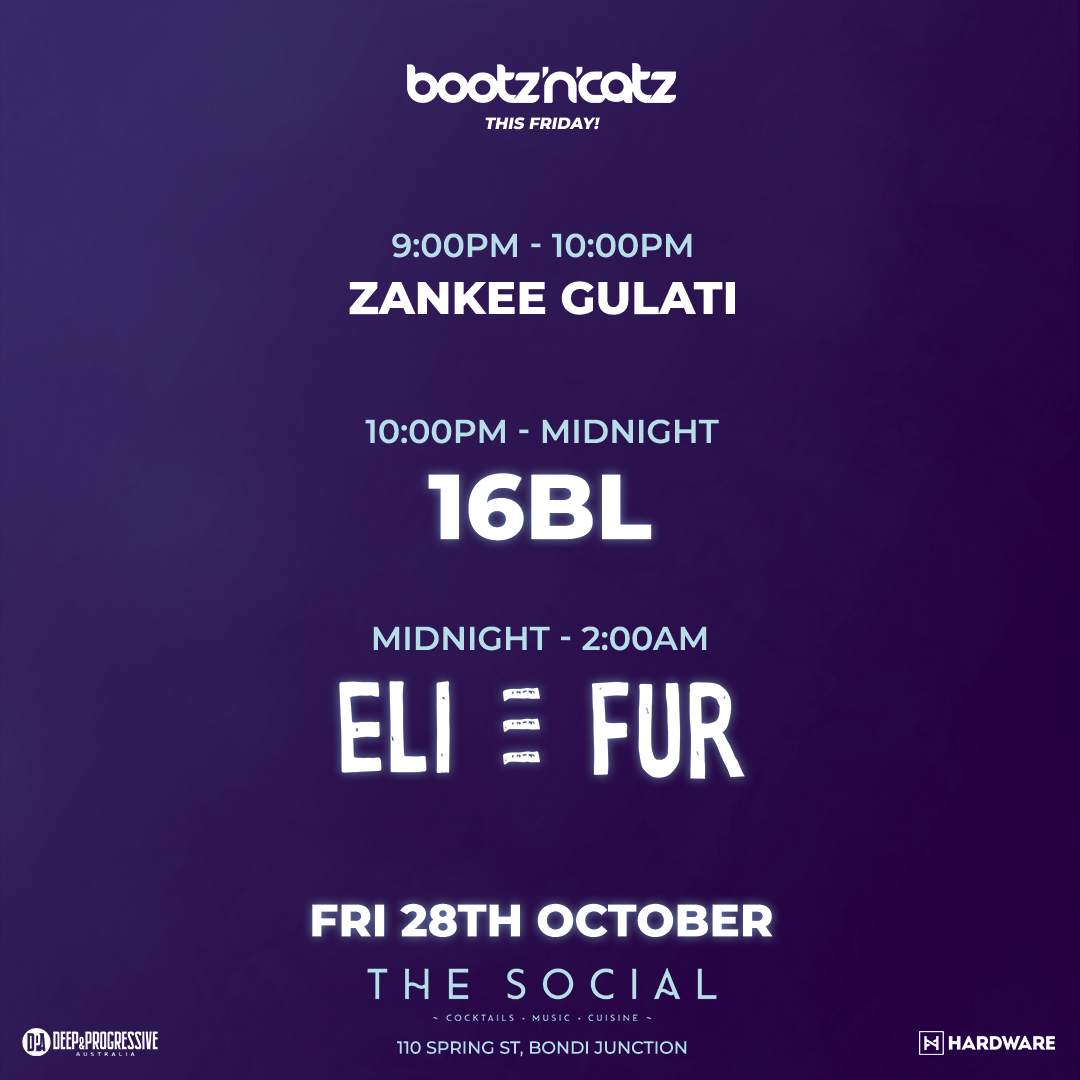 16BL and Eli & Fur - Sydney 2022 at The Junction - Bondi, Sydney