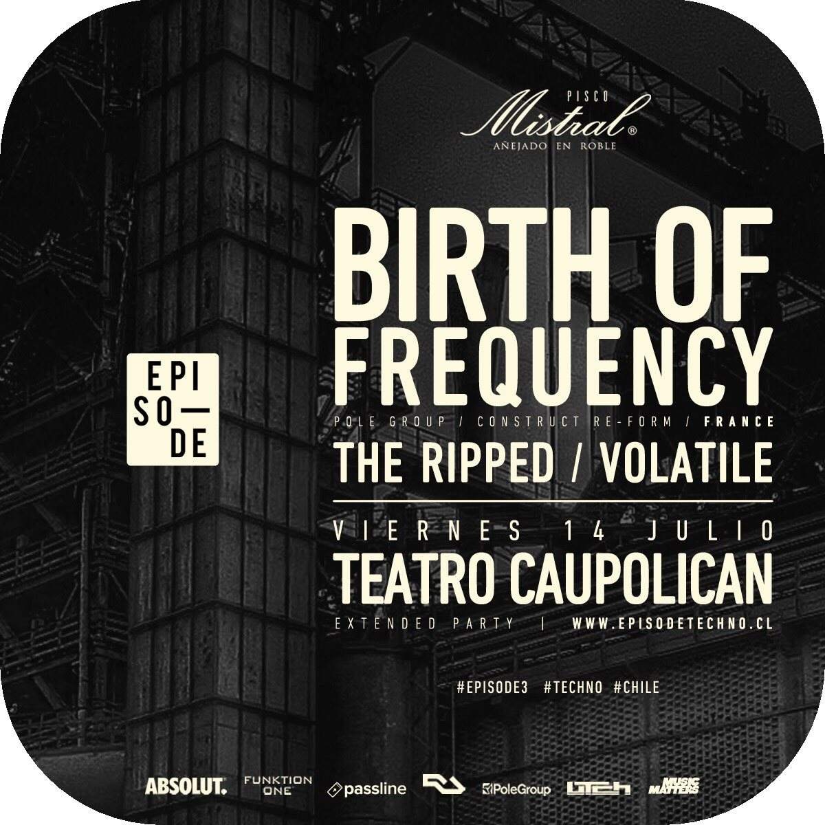 Birth of Frequency, Construct Re-Form, Pole / FR - Página trasera
