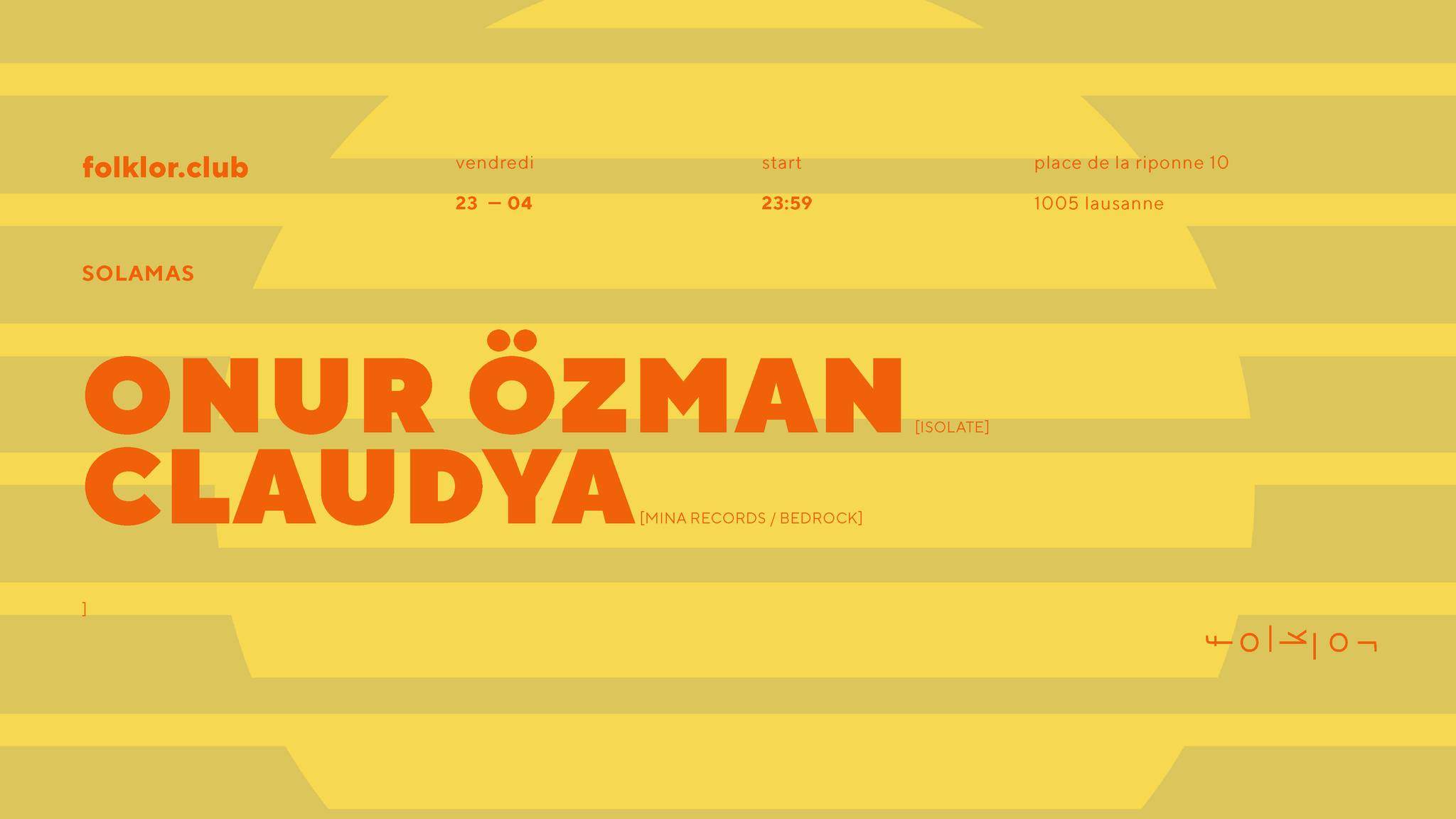 SolaMas /// Onur Ozman - Claudya - Página frontal
