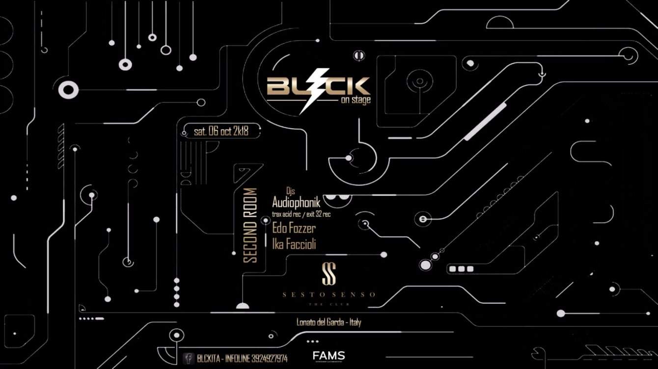 Black Opening Party // Black Room - フライヤー表