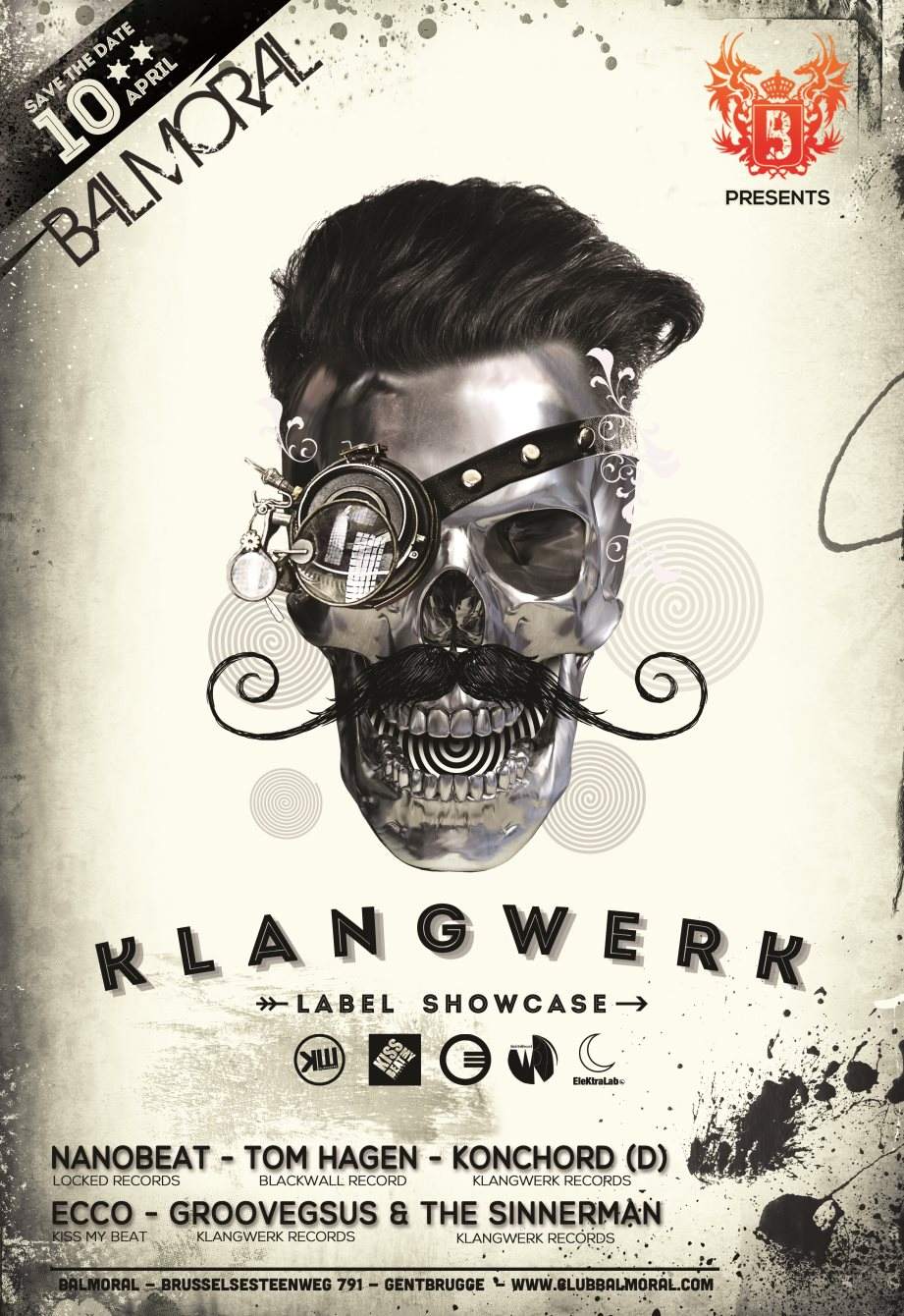 Klangwerk - First Label Showcase - フライヤー表