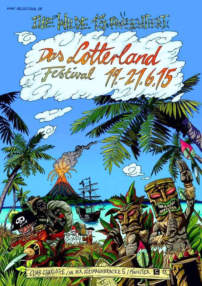Das Lotterland Festival - フライヤー表