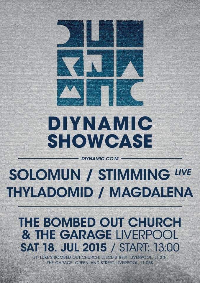 Freeze presents Diynamic Showcase with Solomun, Stimming Live  - フライヤー表