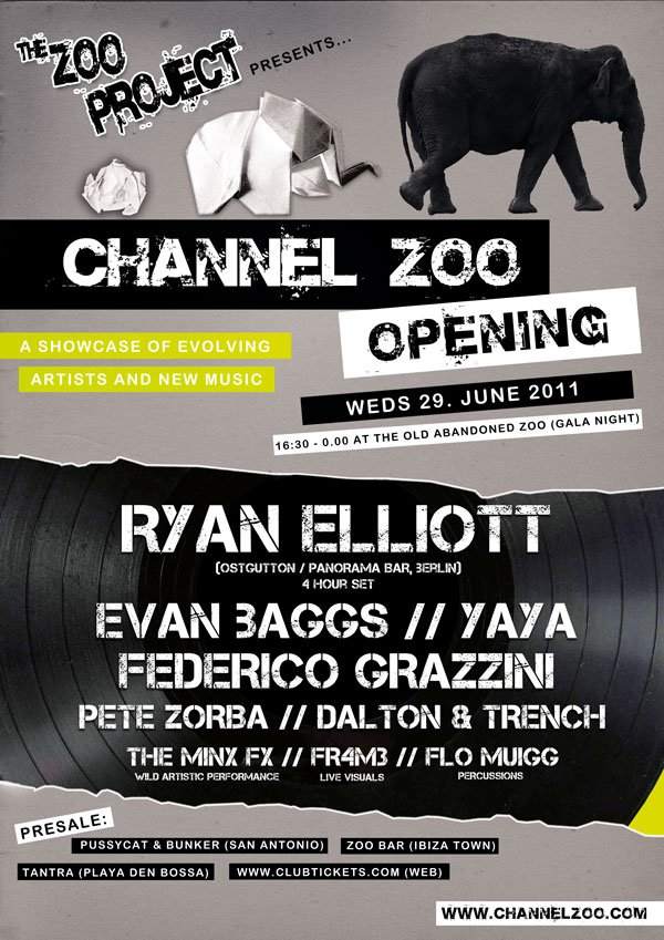 The Zoo Project presents Channel Zoo Opening 2011 - Página frontal