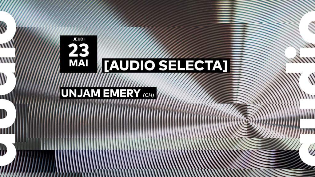 Audio Selecta // Unjam Emery All Night Long - フライヤー表