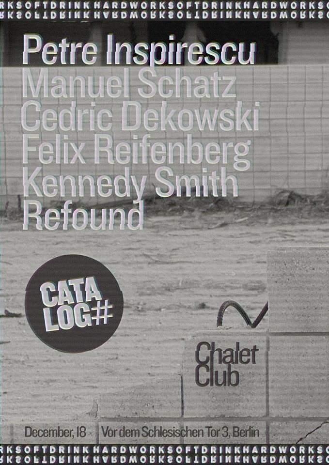 Catalog# with Petre Inspirescu, Manuel Schatz and More - Página frontal