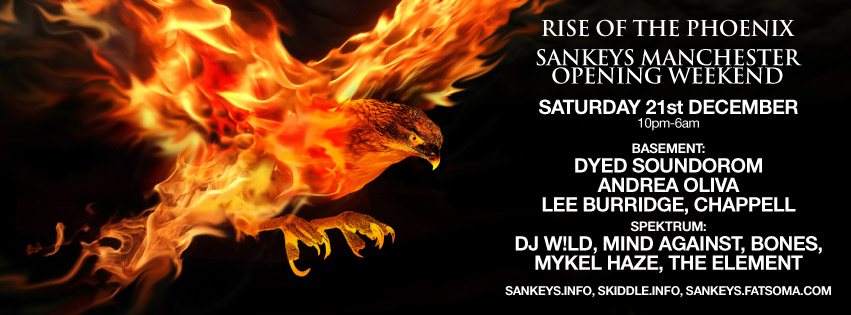 Sankeys Opening Party Day 2 - フライヤー表