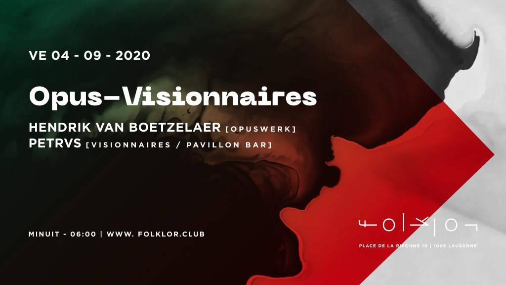 Opus X Visionnaires /// Hendrik Van Boetzelear & Petrvs - Página frontal