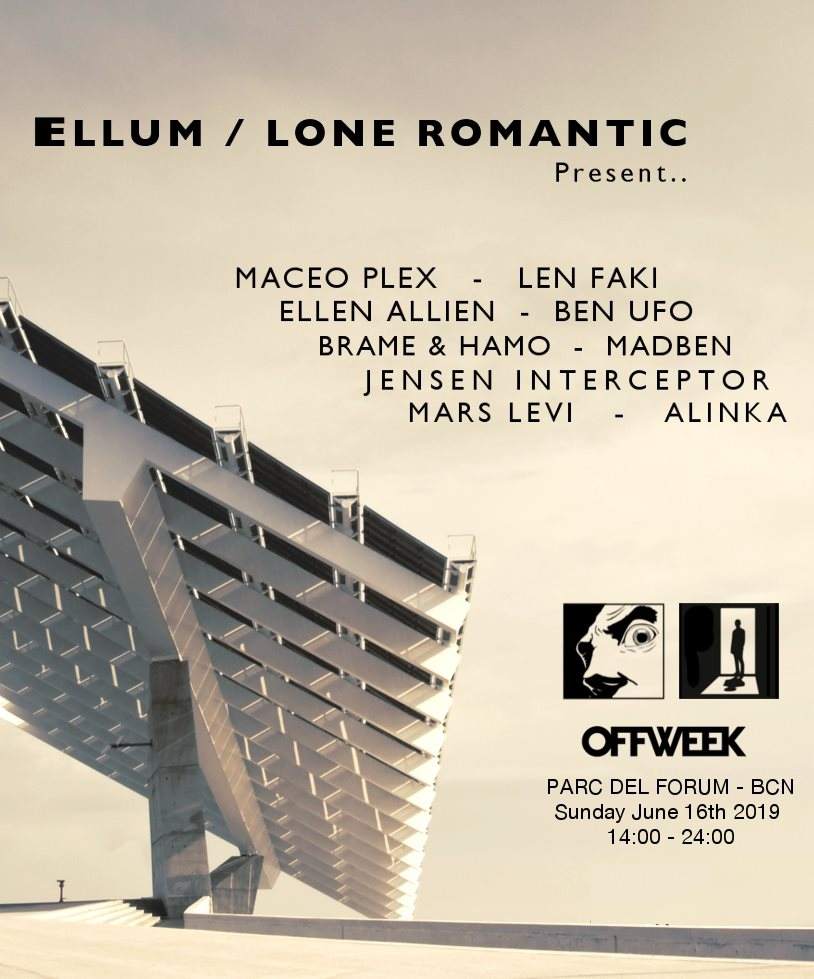 Maceo Plex Pres. Ellum with Len Faki,Ellen Allien,Ben Ufo I Off Week Festival - フライヤー表
