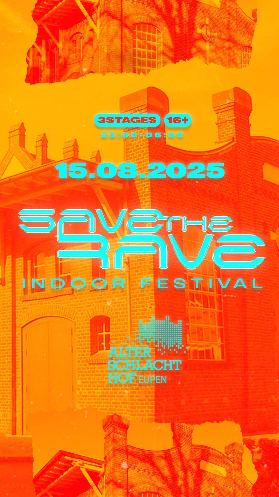 SAVE THE RAVE Indoor Festival at Alter Schlachthof, Belgium
