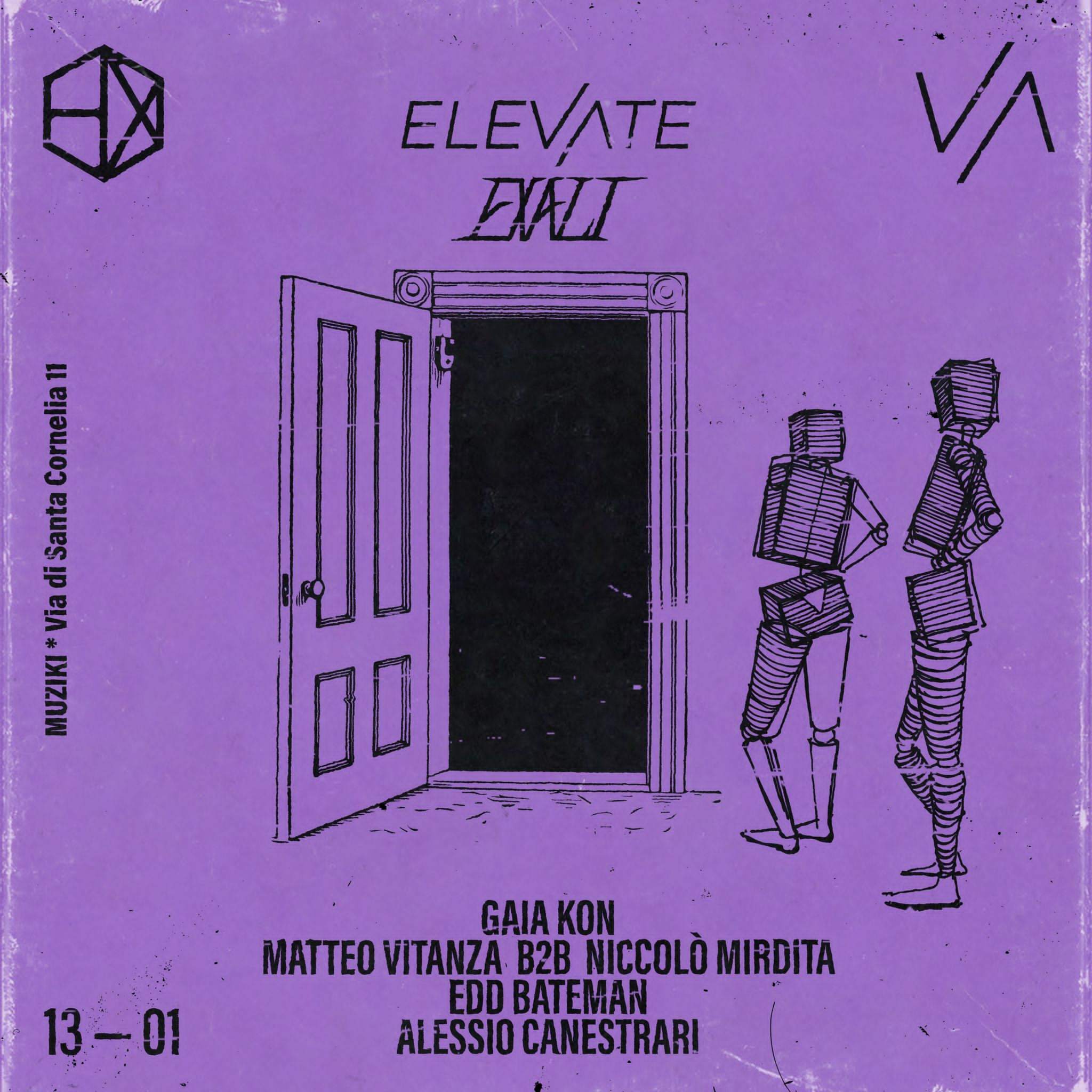 EXALT x ELEVATE - フライヤー表