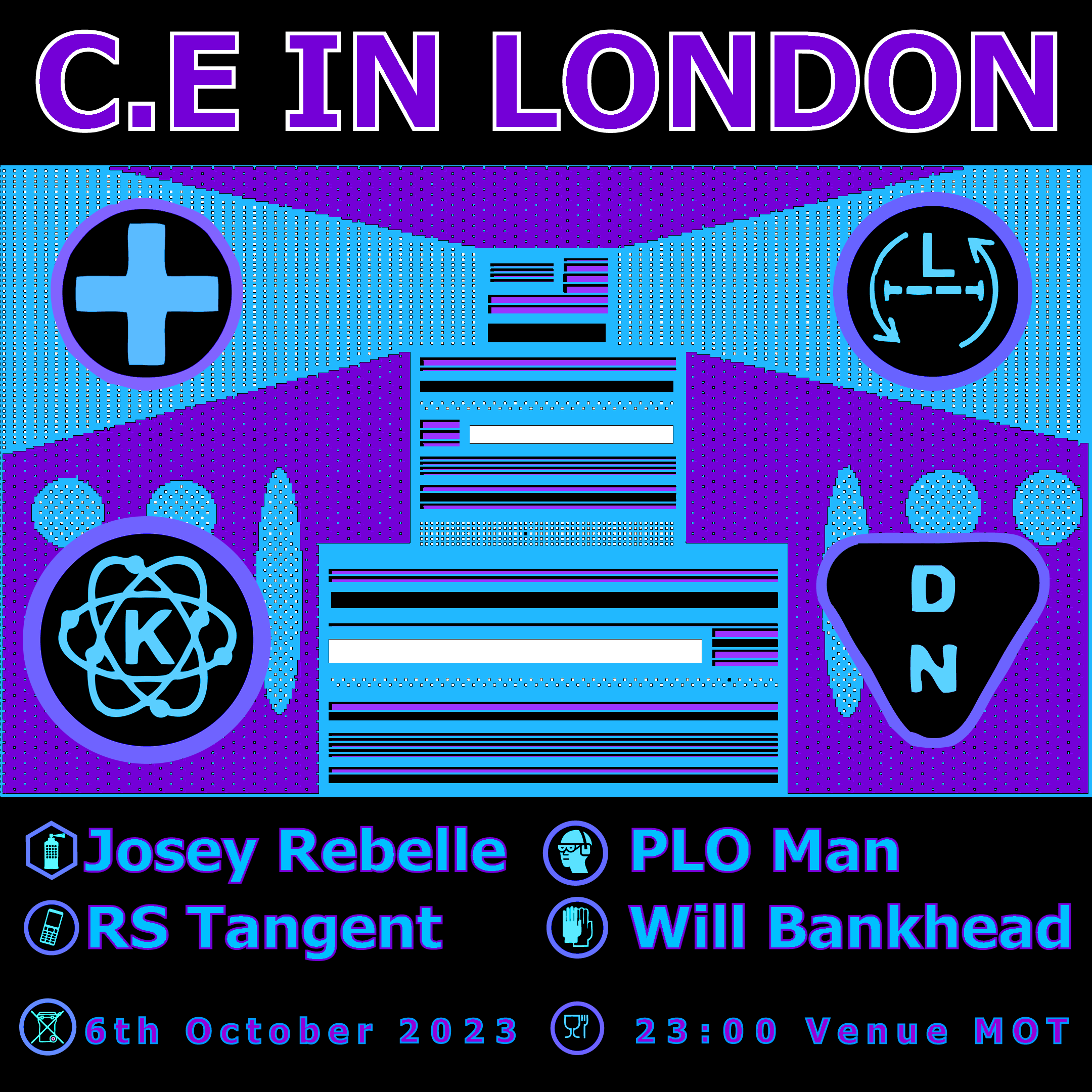 Cav Empt presents: Josey Rebelle, PLO Man + Will Bankhead - Página frontal