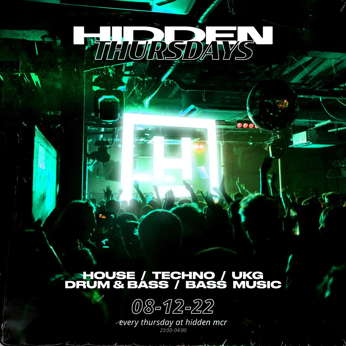 Hidden Thursday at Hidden, Manchester