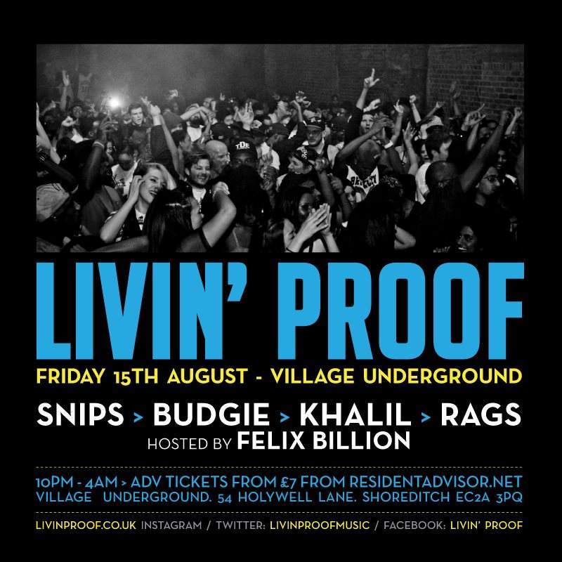 Livin' Proof 15th August - Página frontal