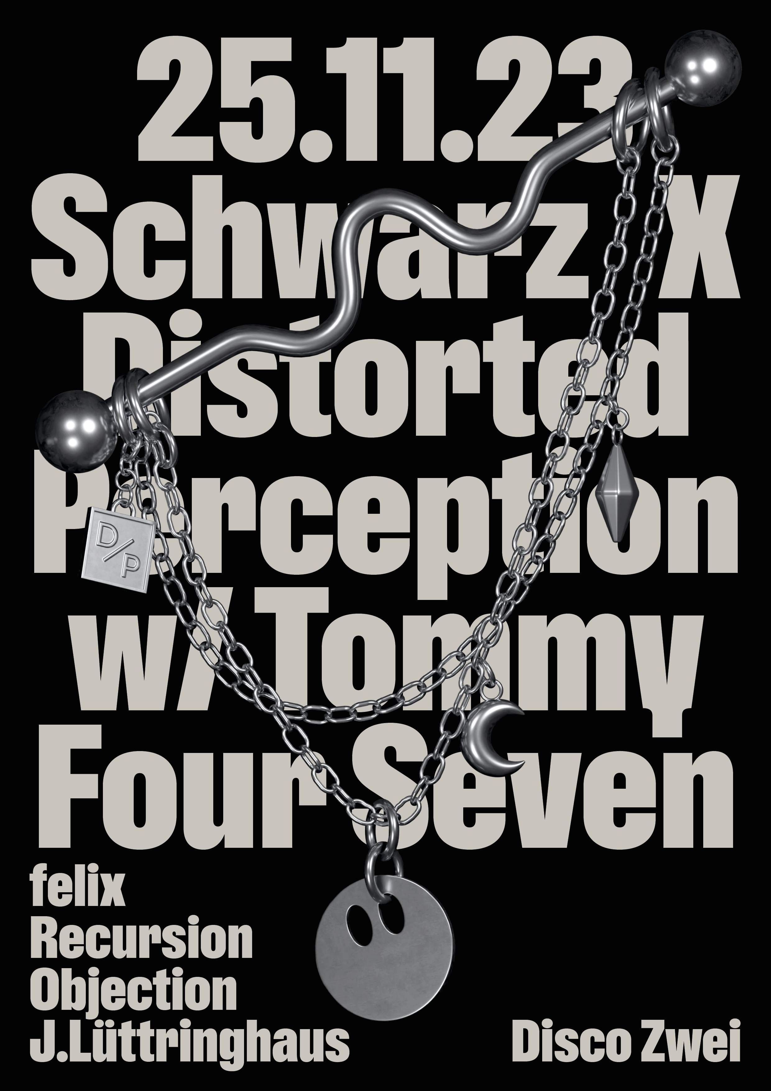 Schwarz x Distorted Perception with Tommy Four Seven - Página frontal