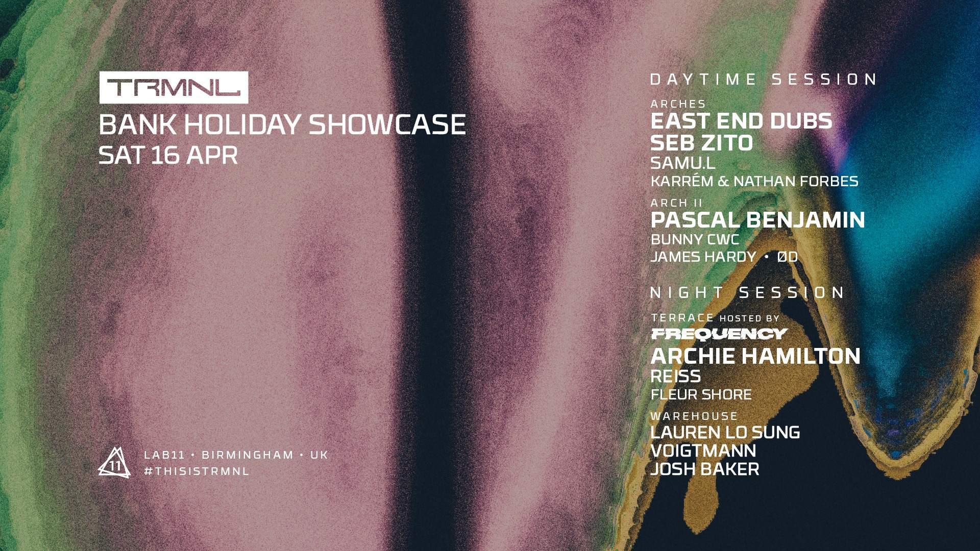 TRMNL Easter Bank Holiday Showcase (Day + Night) - フライヤー表