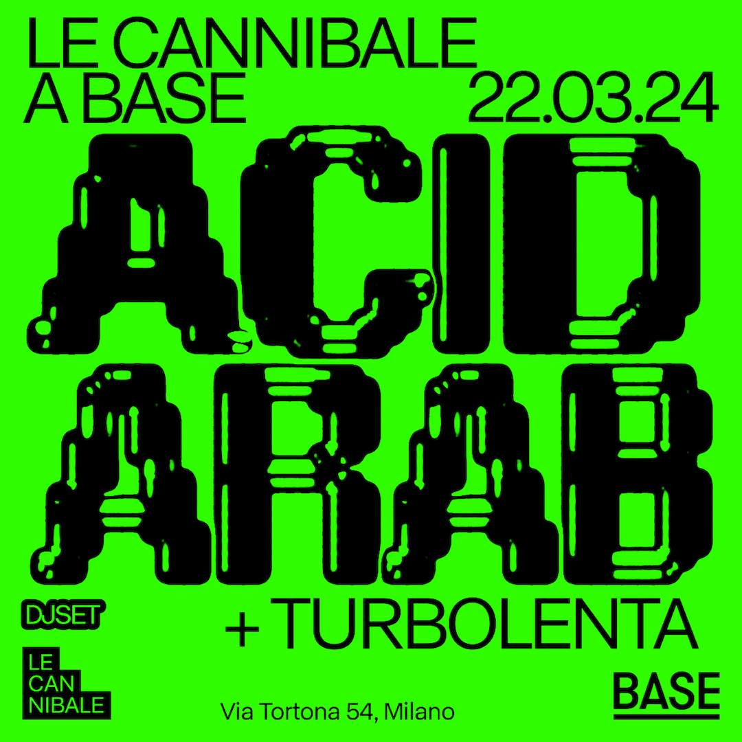Le Cannibale - Acid Arab, Turbolenta - Página trasera