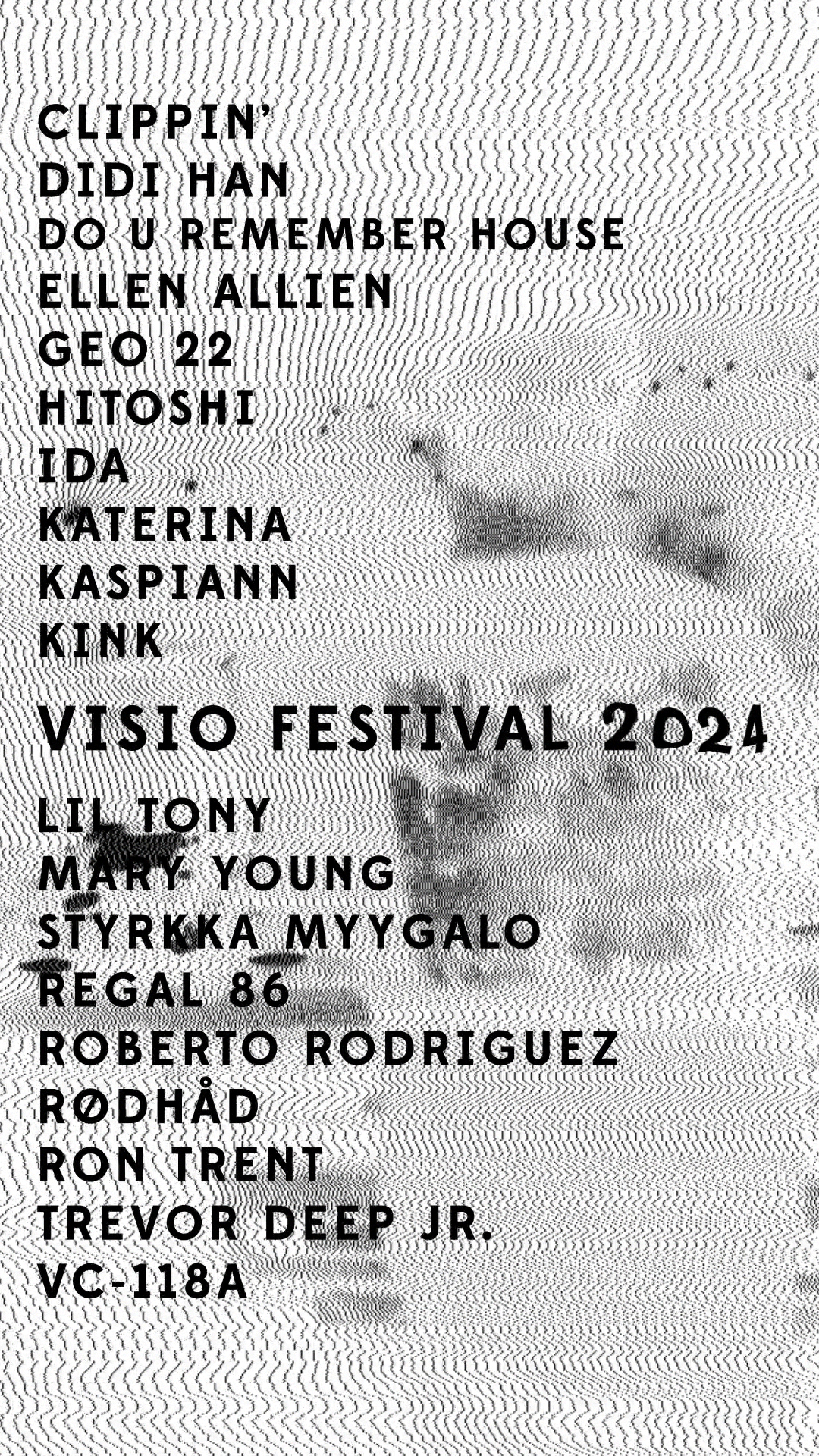 VISIO Festival 2024 - フライヤー表