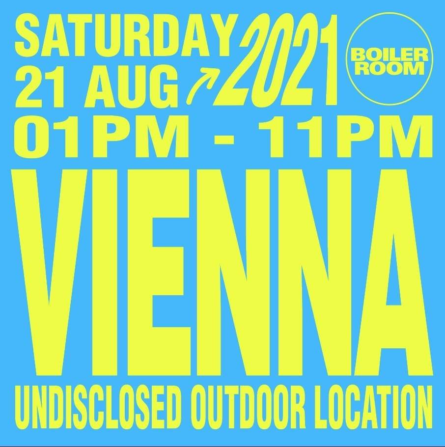 Boiler Room: Vienna | Open Air - フライヤー表