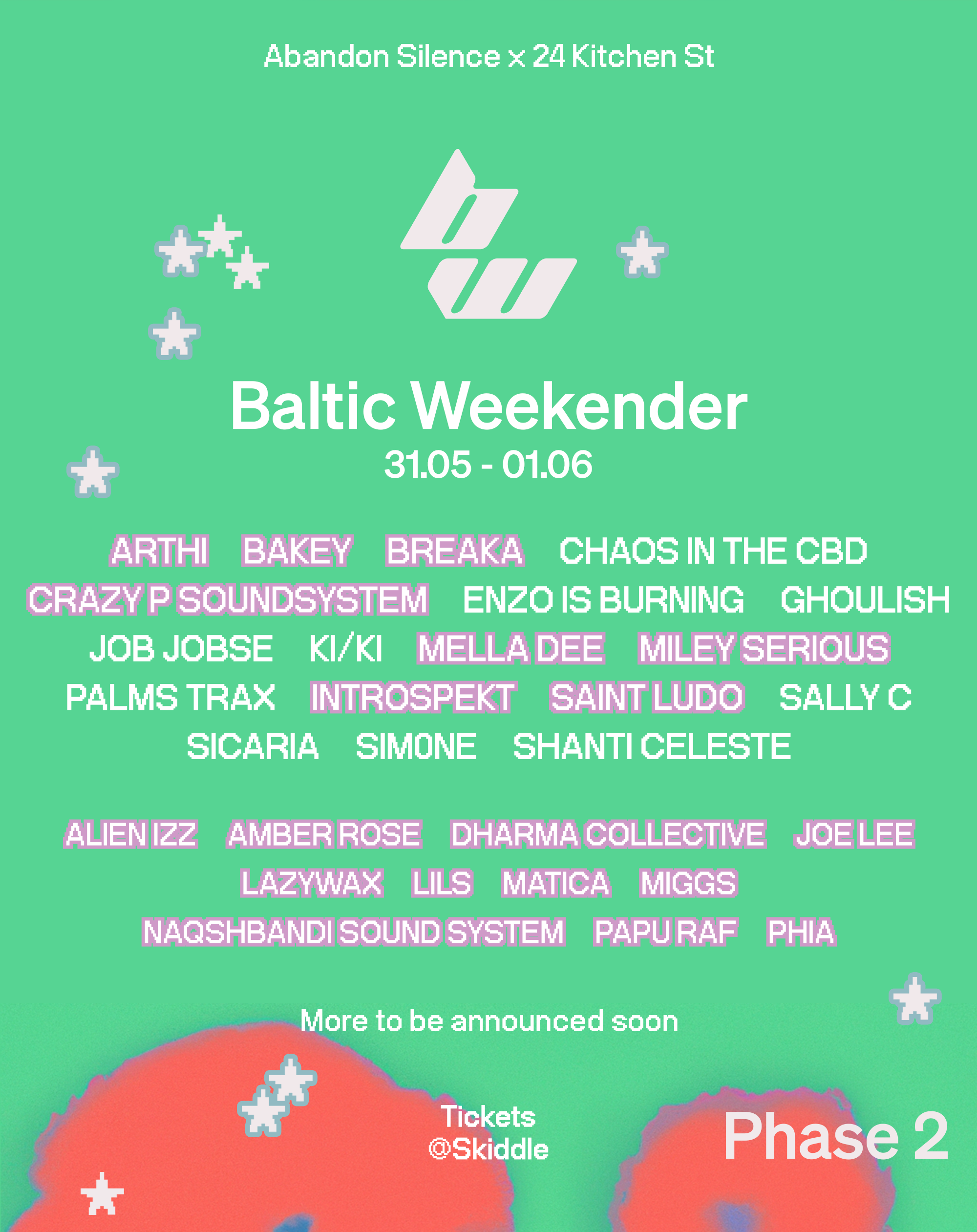 Baltic Weekender - フライヤー表