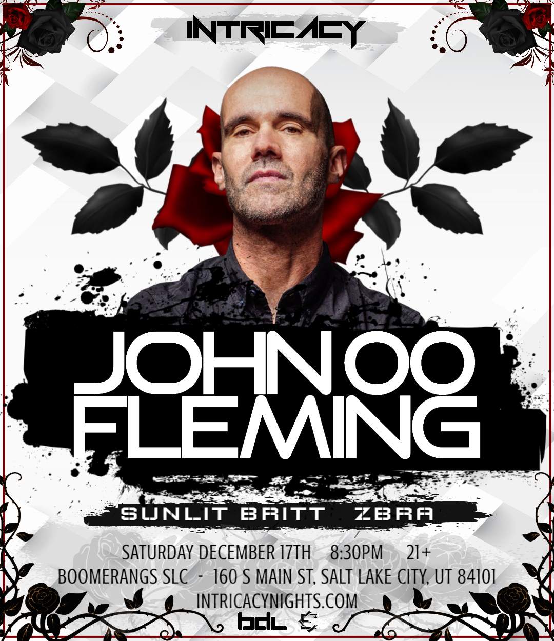 John OO Fleming (Utah Debut) - フライヤー表