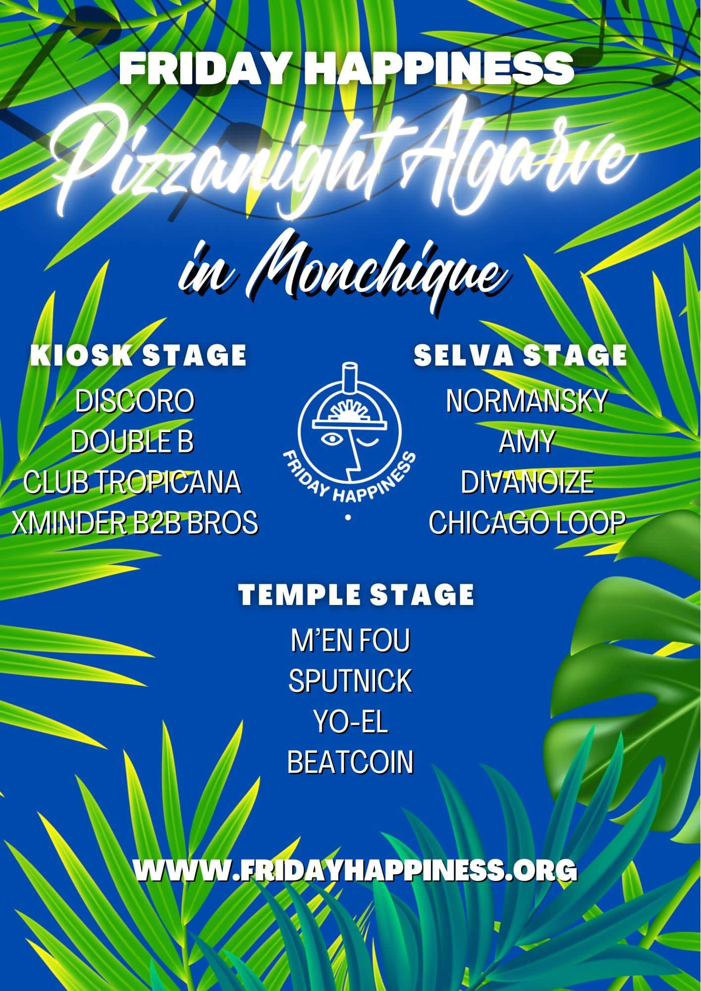 Pizza Night Algarve (Fridayhappiness Associação) - フライヤー表