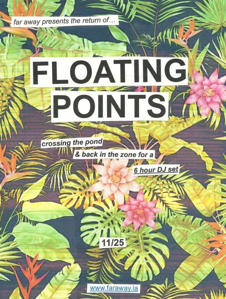 Far Away presents Floating Points - Página frontal