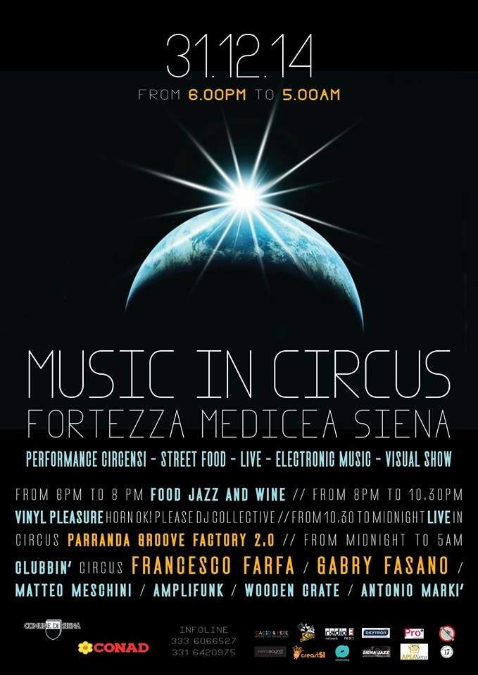 Music in Circus - Página trasera