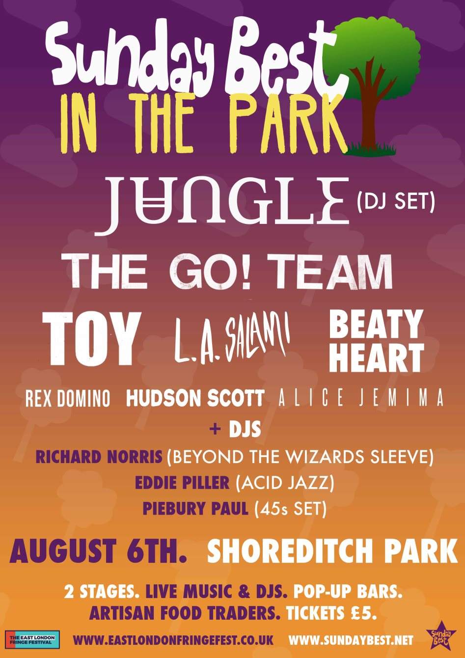 [CANCELLED] Sunday Best in the Park - Página frontal
