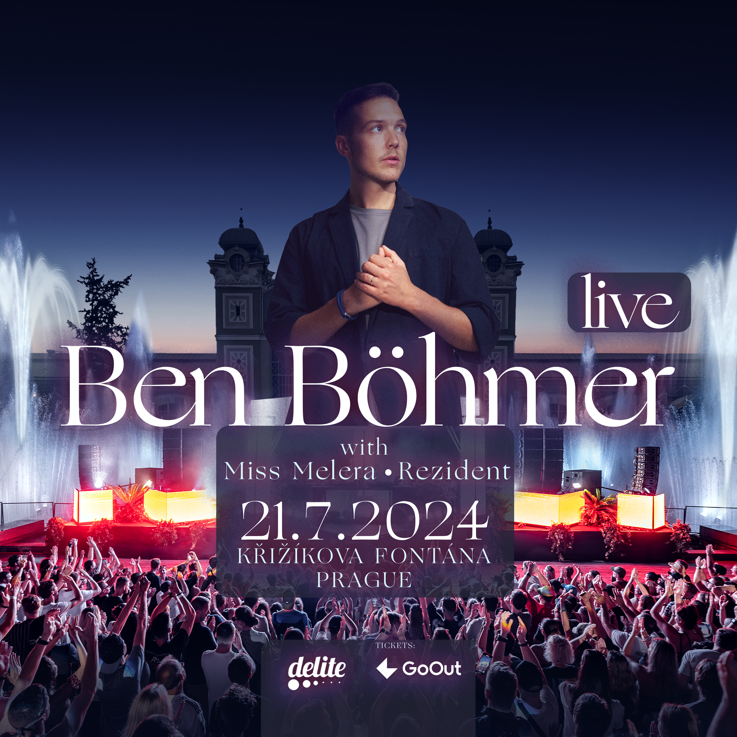 Ben Böhmer live - フライヤー表
