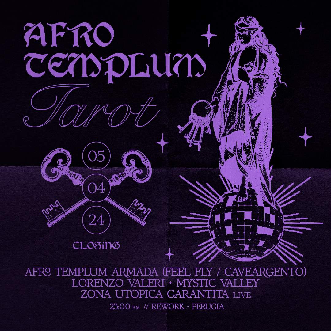Afro Templum Tarot 〶 4 - フライヤー裏