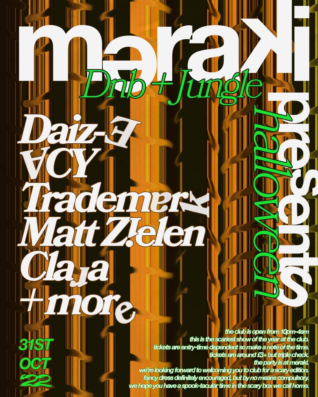 Halloween Special - Jungle/DnB Free Rave at Meraki, Liverpool