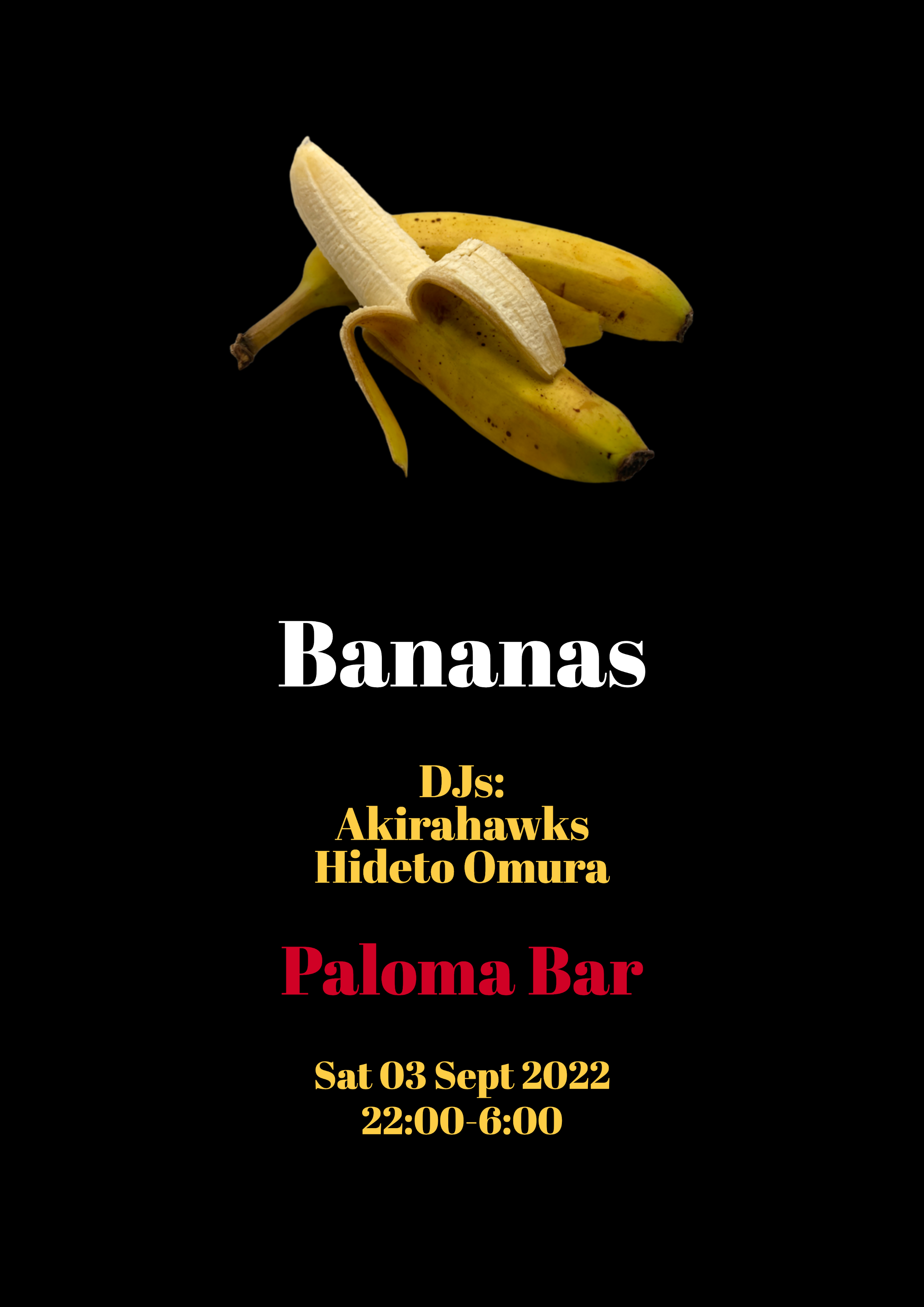 Bananas - フライヤー表