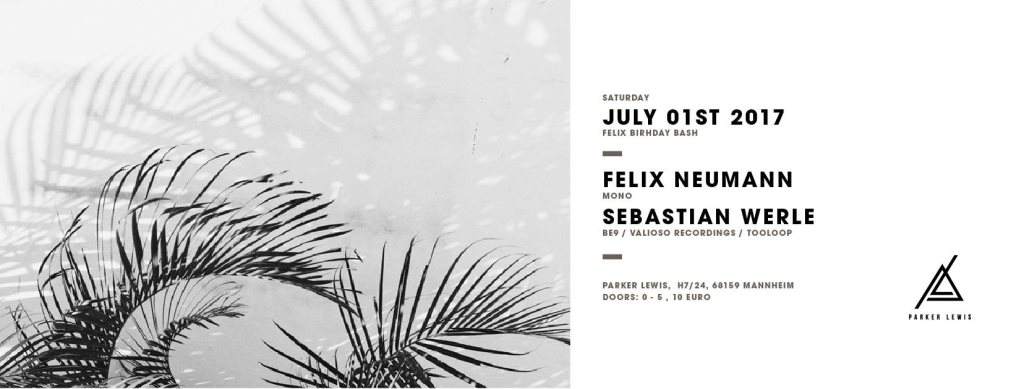 Parker Lewis presents Felix Neumann & Sebastian Werle - Página frontal