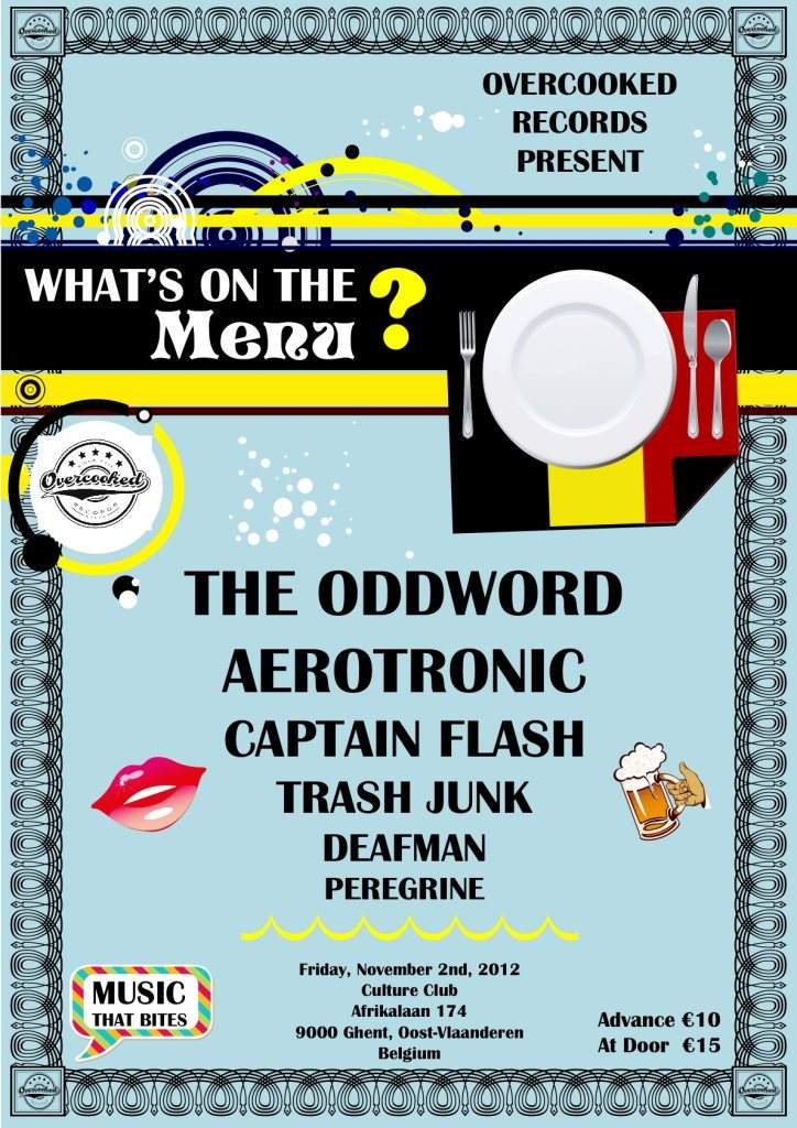 Overcooked Records present What's On The Menu?? - フライヤー表