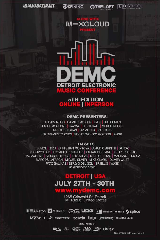 Demc Detroit Electronic Music Conference IN Person - Página frontal