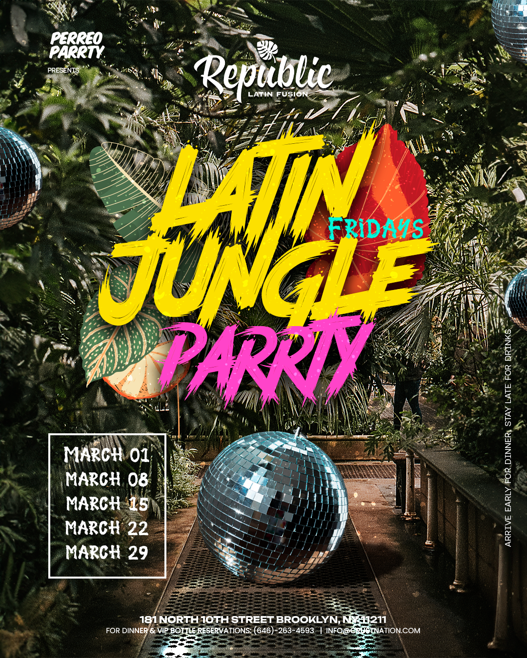 Reggaeton Jungle Parrty - Fridays at Republic - Latin Dance Party - Página frontal