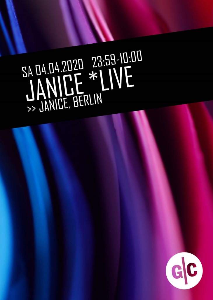 GC Invites: Janice *Live (Ostgut/Berghain) - フライヤー表