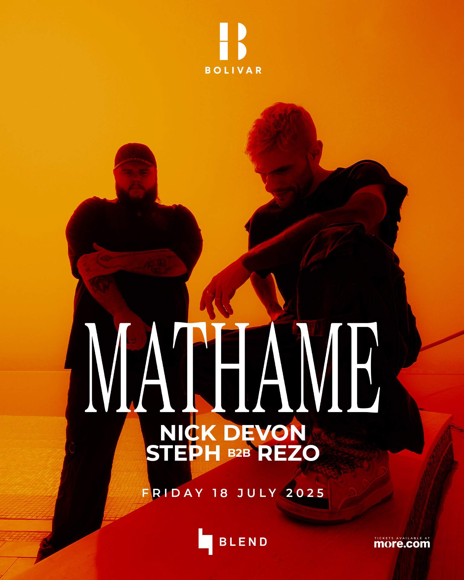 Mathame I Fri July 18 I Bolivar at Bolivar Beach Bar, Athens