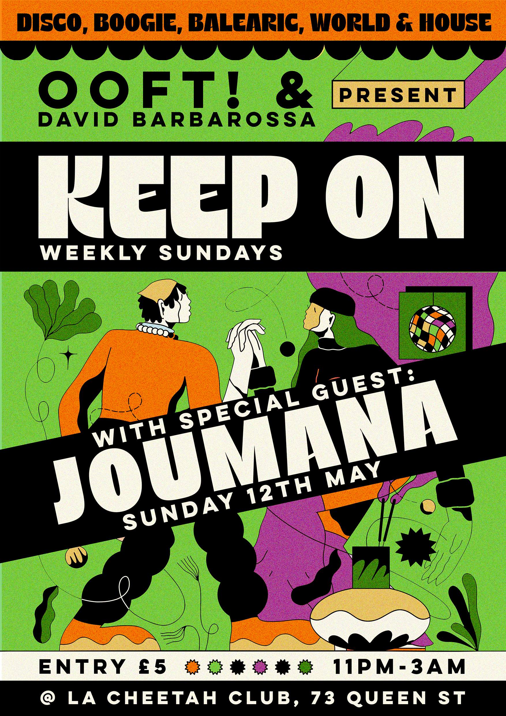 KEEP ON Sundays w/ Special Guest JOUMANA - フライヤー表